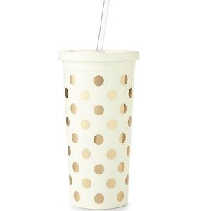 Kate Spade Gold Dots Insulated Tumbler 20 ounces